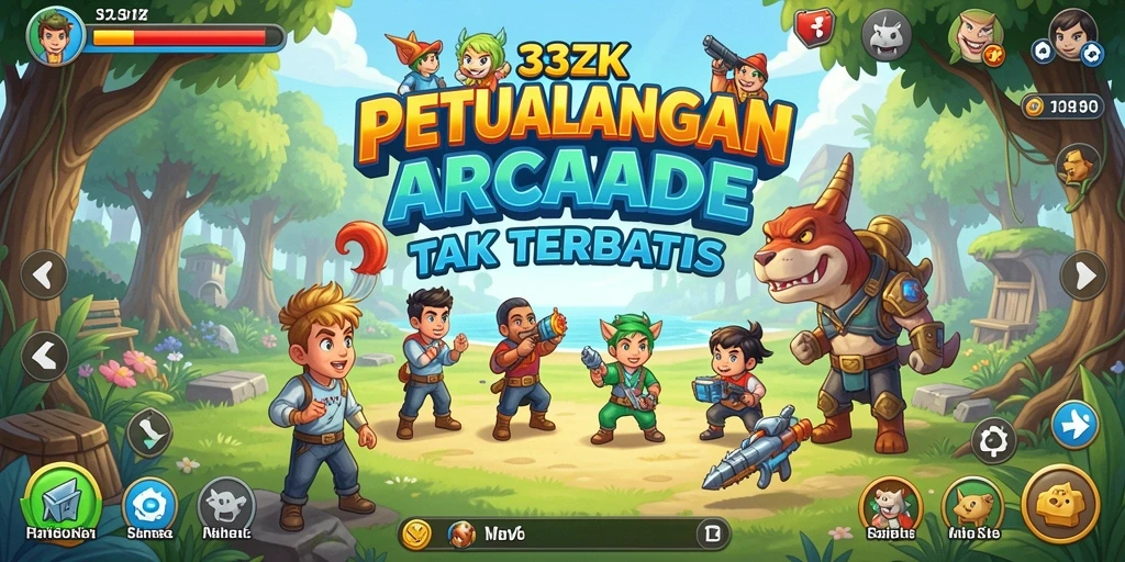Screenshot gameplay 33ZK menampilkan aksi seru dalam game Arcade.