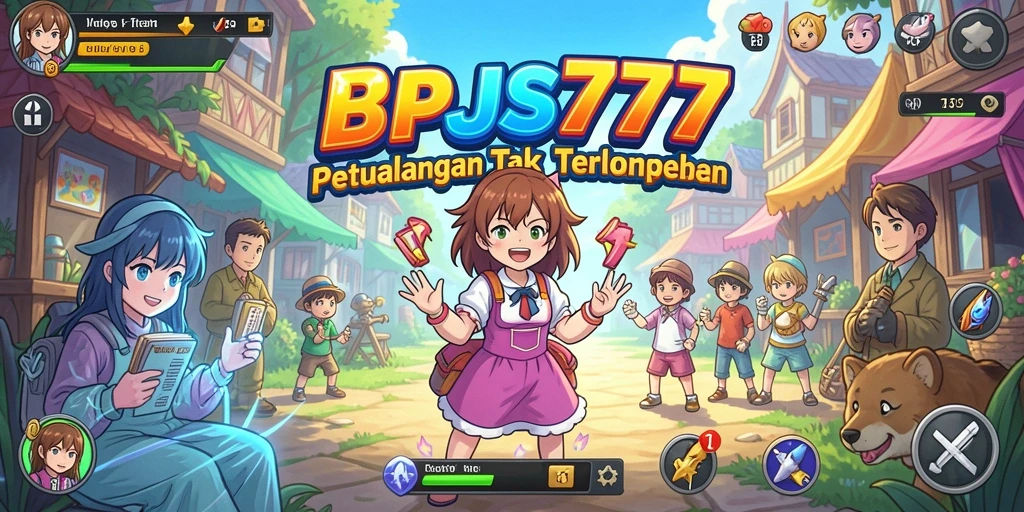 Tampilan gameplay seru di BPJS777 dengan karakter anime yang menarik.