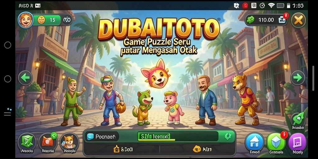 Screenshot DUBAITOTO menampilkan gameplay menantang dan menarik.