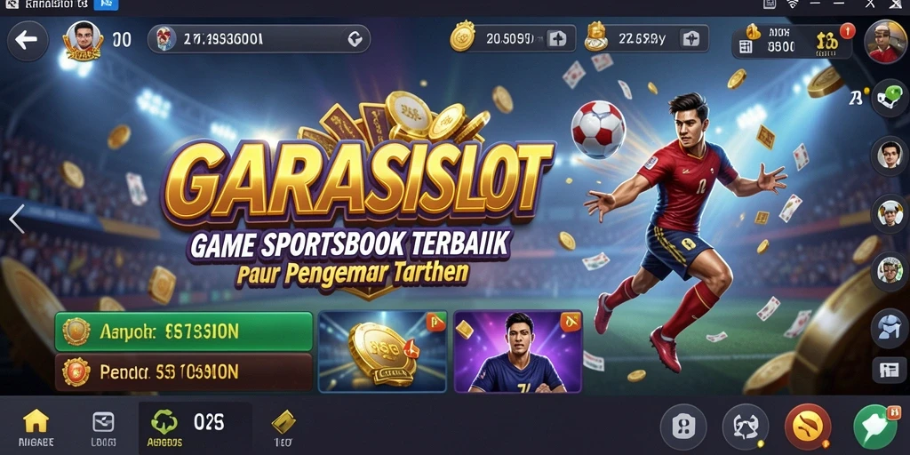 Tampilan gameplay Sportsbook yang menegangkan dan mendebarkan.