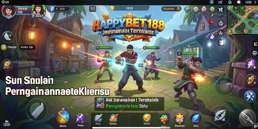 Tampilan gameplay seru dari game HAPPYBET188 yang memikat.