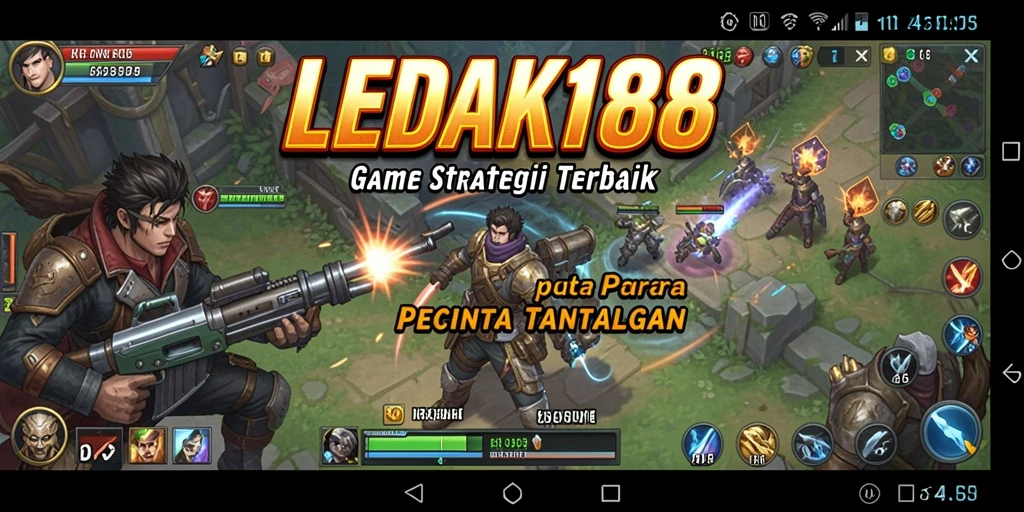 Tampilan gameplay LEDAK188 yang mendebarkan saat pertempuran strategis.