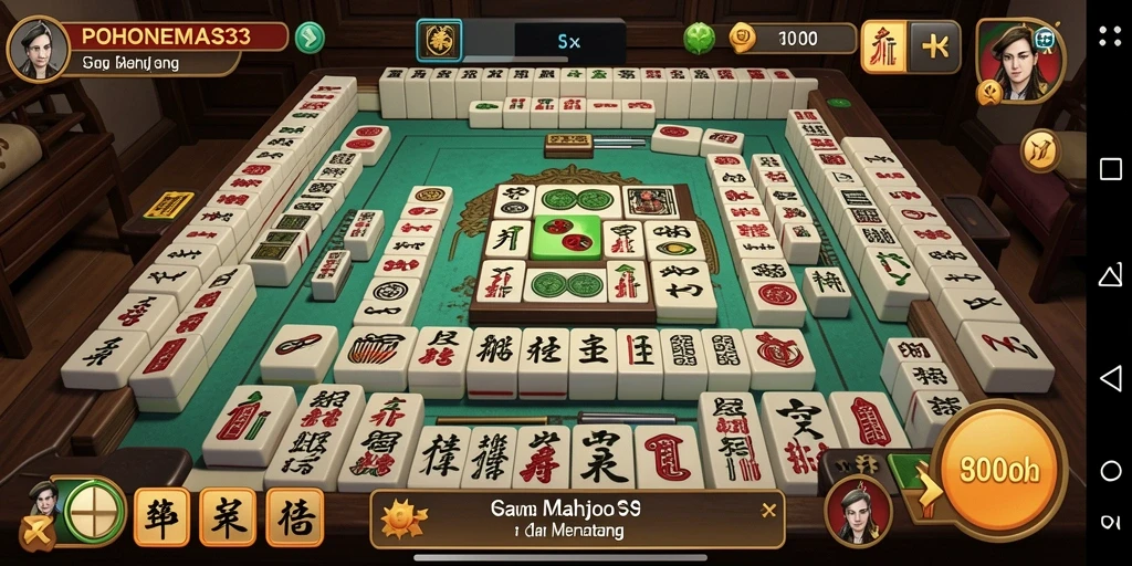 Tampilan gameplay menarik dari POHONEMAS33 yang seru.