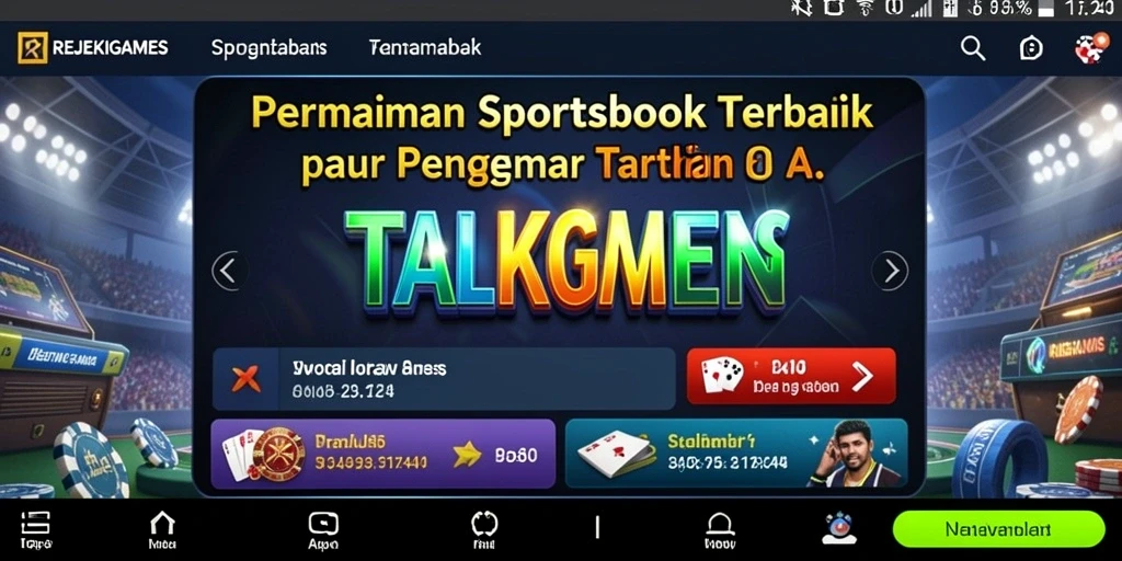Tampilan screenshot menunjukkan fitur live betting dalam <strong>REJEKIGAMES</strong>.