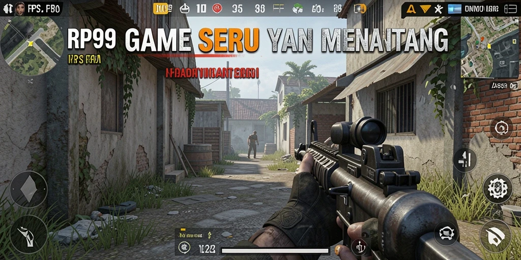 Gameplay seru dan adiktif di RP99, siap melawan teman-teman.