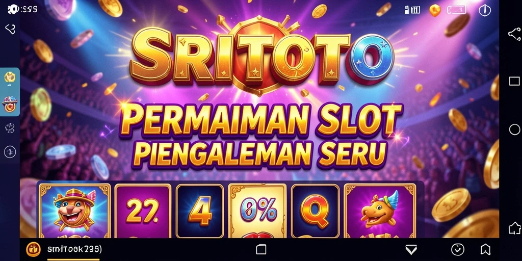Gameplay SRITOTO yang menampilkan visual slot yang menarik dan fitur bonus.