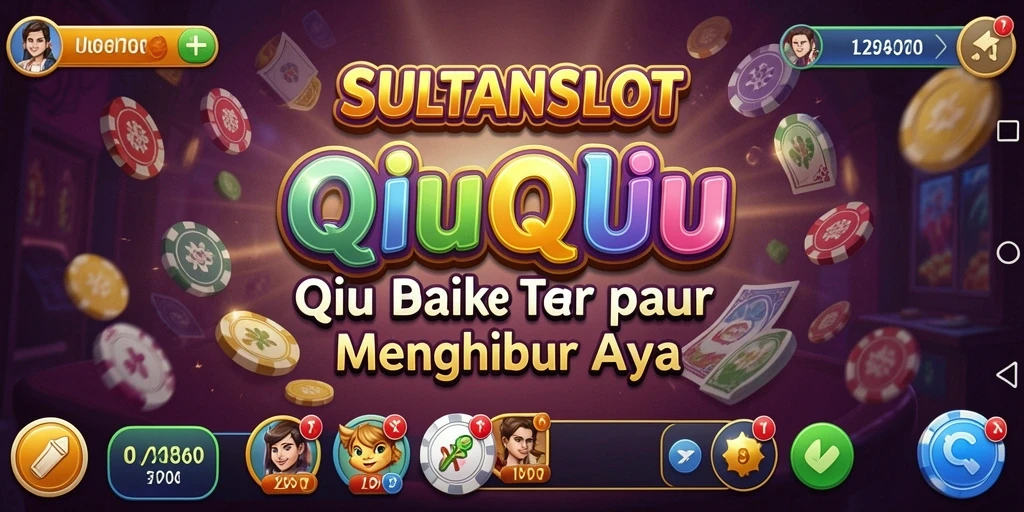 Screenshot utama SULTANSLOT menampilkan keseruan permainan QiuQiu.