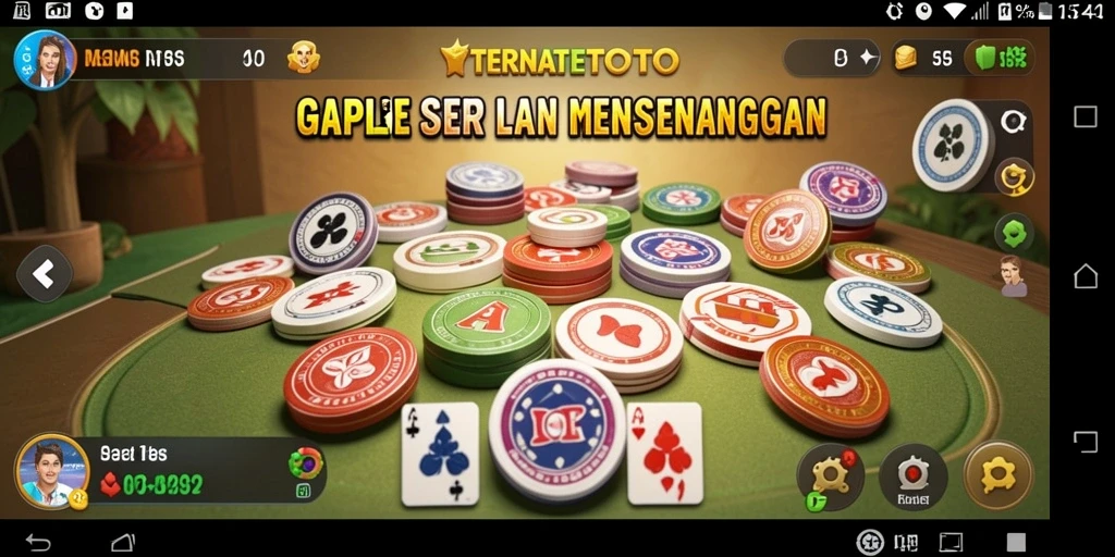 Tampilan gameplay seru TERNATETOTO dengan pemain lain.