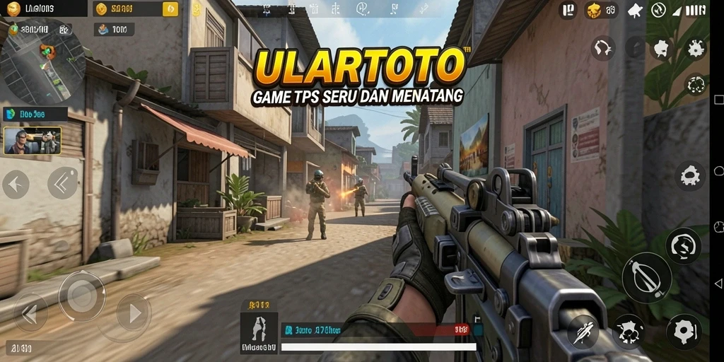 Screenshot ULARTOTO menampilkan aksi gameplay TPS yang mendebarkan.