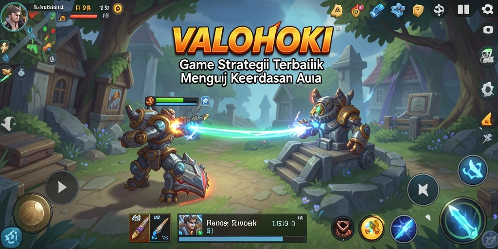Screenshot menampilkan gameplay seru VALOHOKI yang penuh strategi.