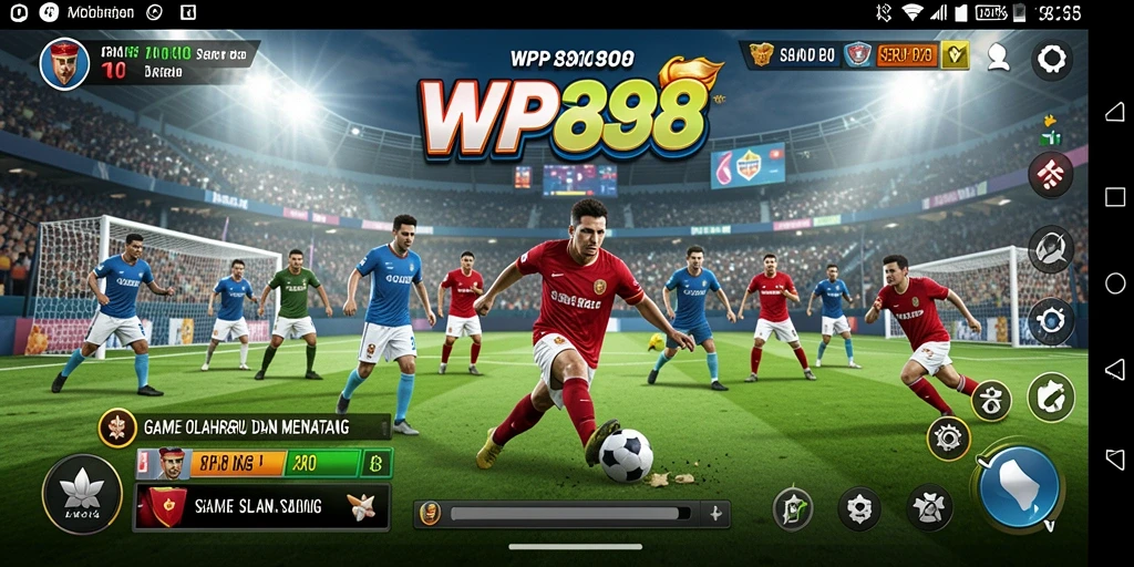 Gameplay WP888 yang memukau dan mendebarkan dalam aksi olahraga.